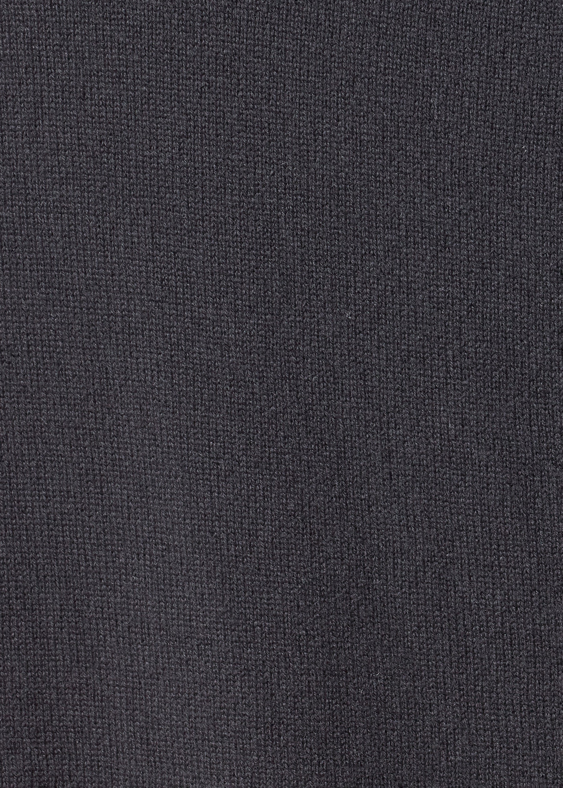 cashmere wide raglan sleeve roll neck sweater - long