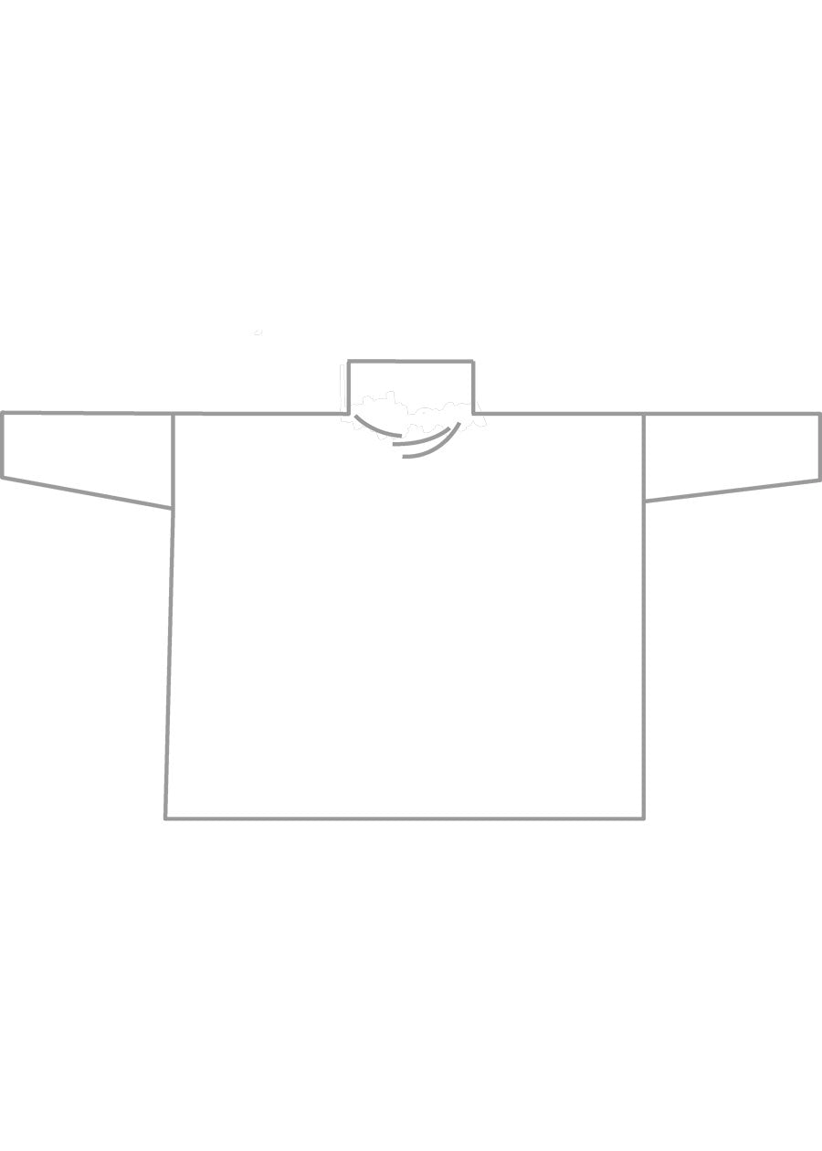 cashmere slim sleeve funnel neck - long