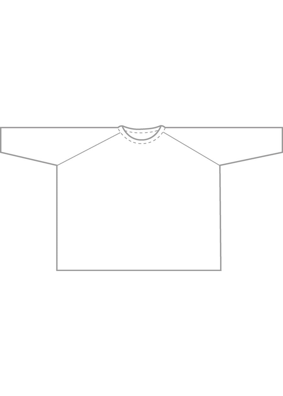 cashmere raglan sleeve round neck sweater - long