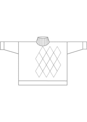 cashmere wide roll neck sweater - long