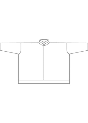 cotton wide longer back double stand collar shirt - mid plus