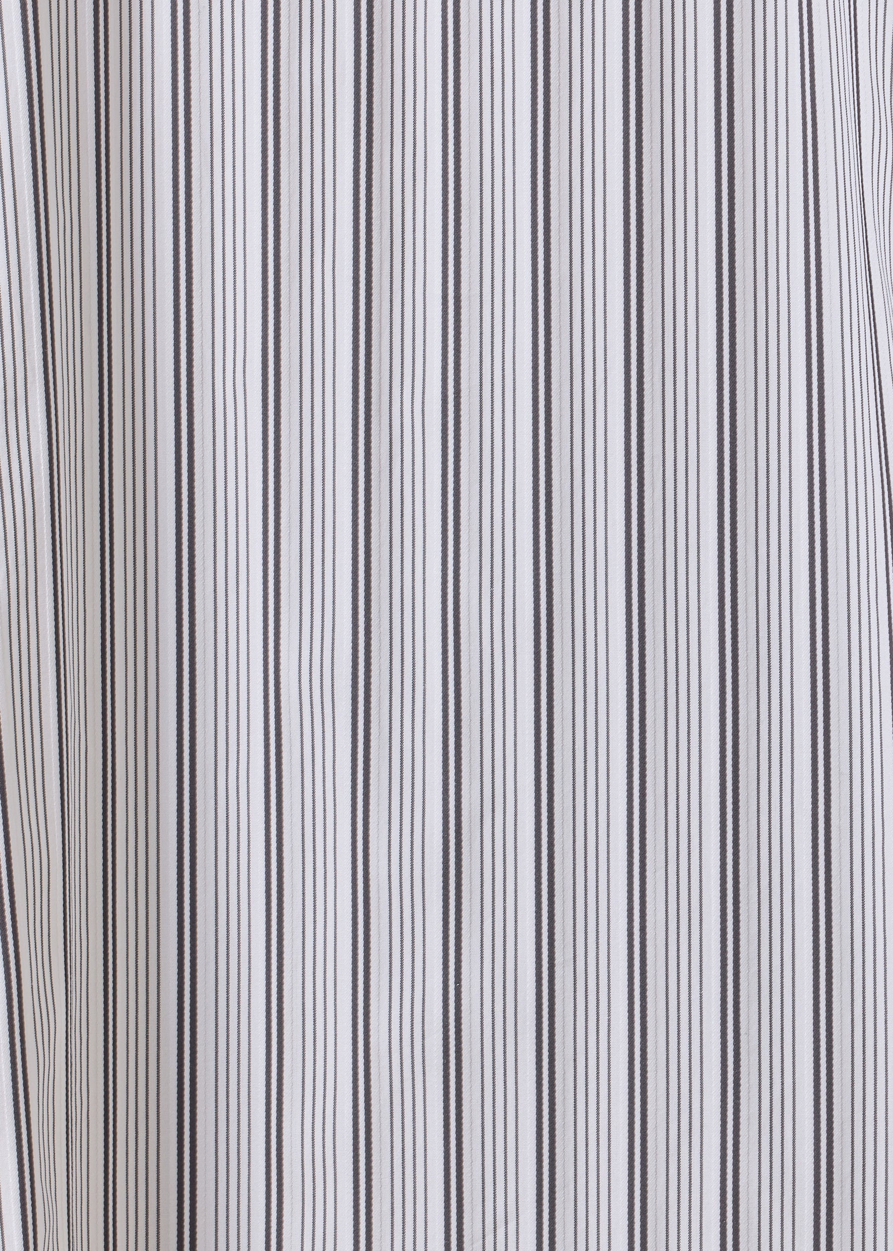 cotton wide longer back shirt with collar - long