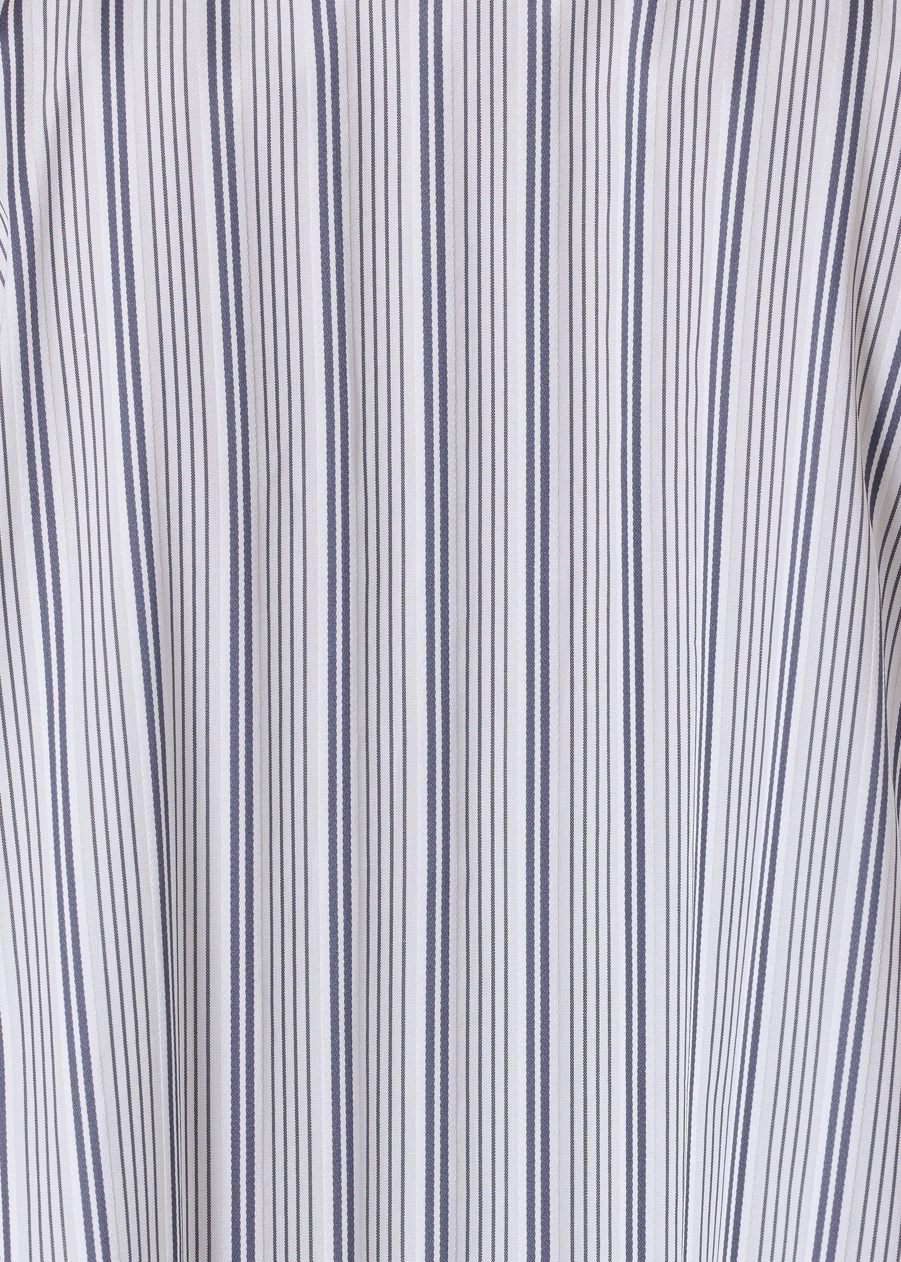 cotton wide longer back shirt with double stand collar - mid plus