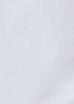 cotton slim a-line double stand collar shirt with stepped insert - long