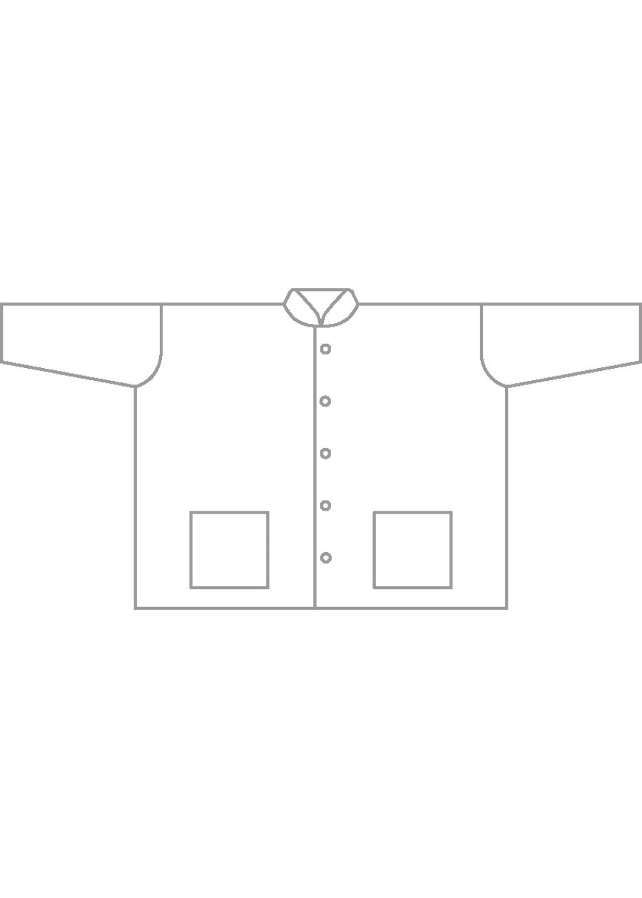 alpaca wool mix wide mandarin jacket - long