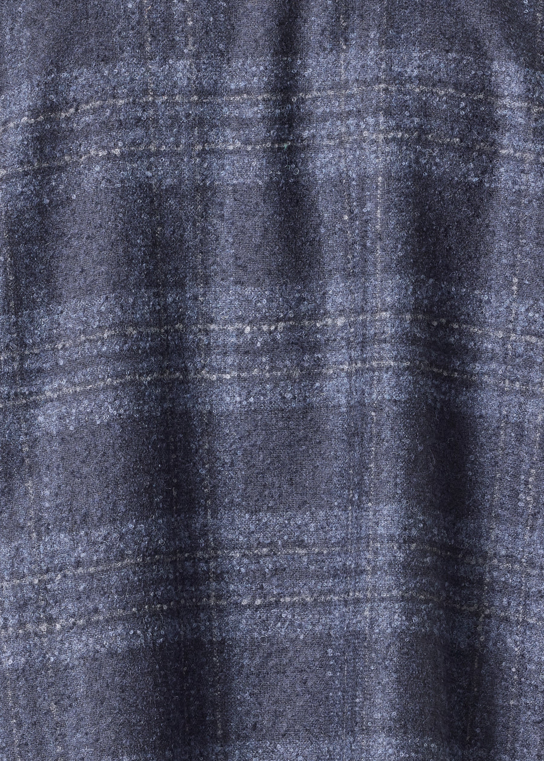 alpaca wool mix wide mandarin jacket - long