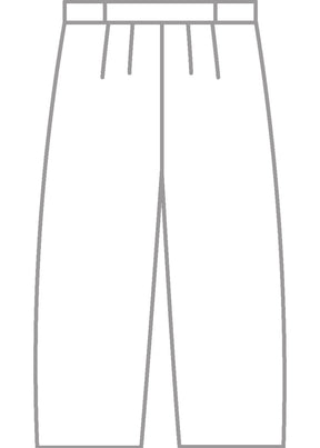 cashmere silk wool mix cropped flat front pleated trouser