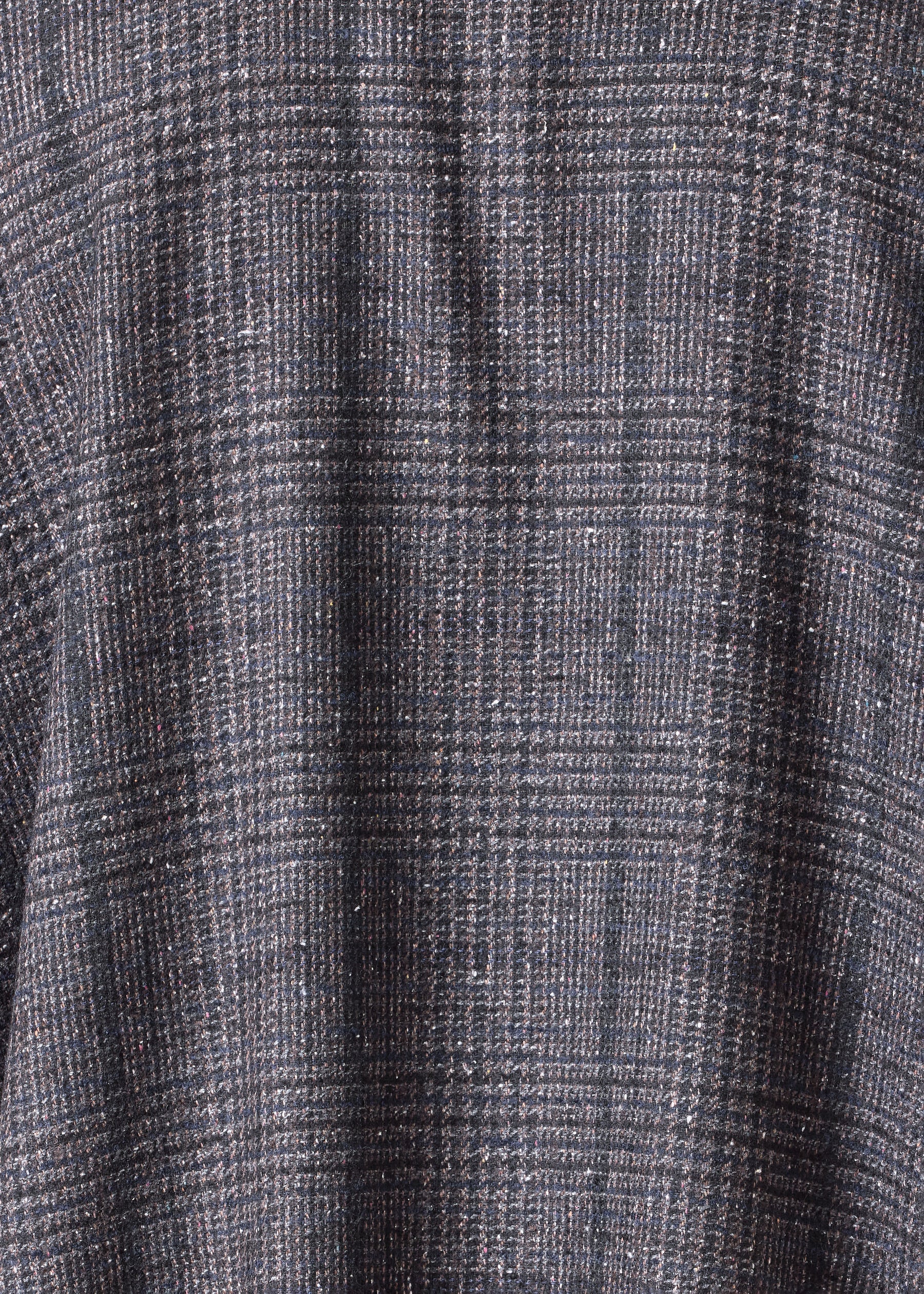 cashmere silk wool mix wide a-line shirt jacket with collar - mid plus