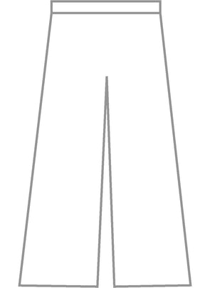 cashmere wool mix flared trouser