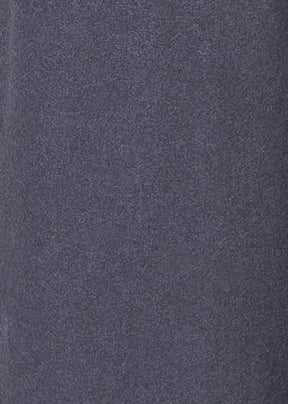 wool cashmere mix wide longer back shirt with double stand collar - mid plus