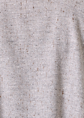 wool wide longer back mandarin jacket- long