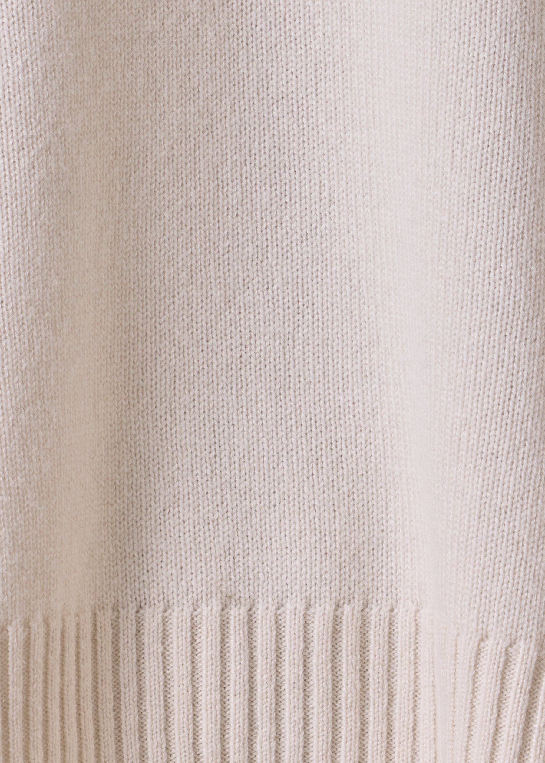 cashmere panelled a-line roll neck sweater - mid plus