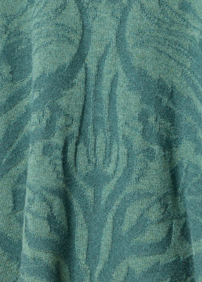 cashmere a-line sleeveless V-neck - mid plus