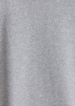 cashmere slash neck 3/4 sleeve sweater - long plus with slits