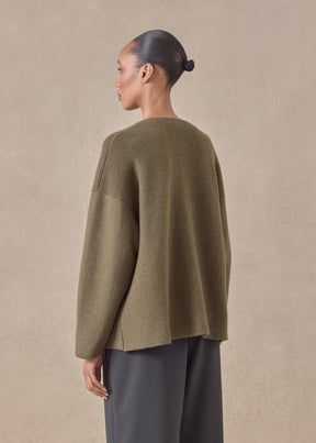 cashmere small jacket coat cardigan- short