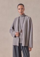 cashmere small jacket coat cardigan- short