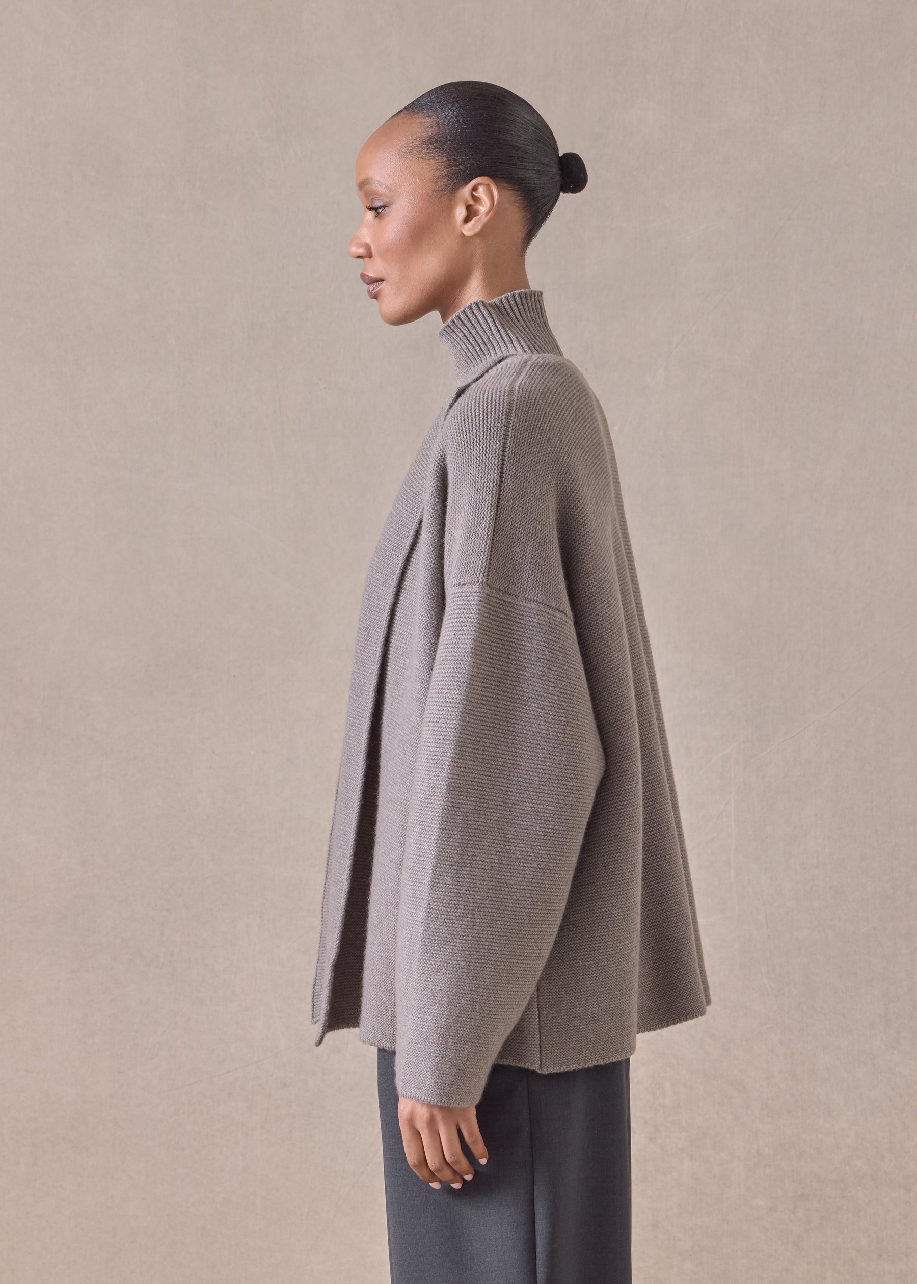 cashmere small jacket coat cardigan- short