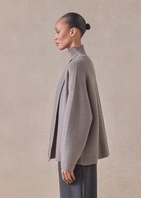 cashmere small jacket coat cardigan- short