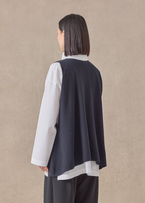cashmere a-line sleeveless round neck - mid plus
