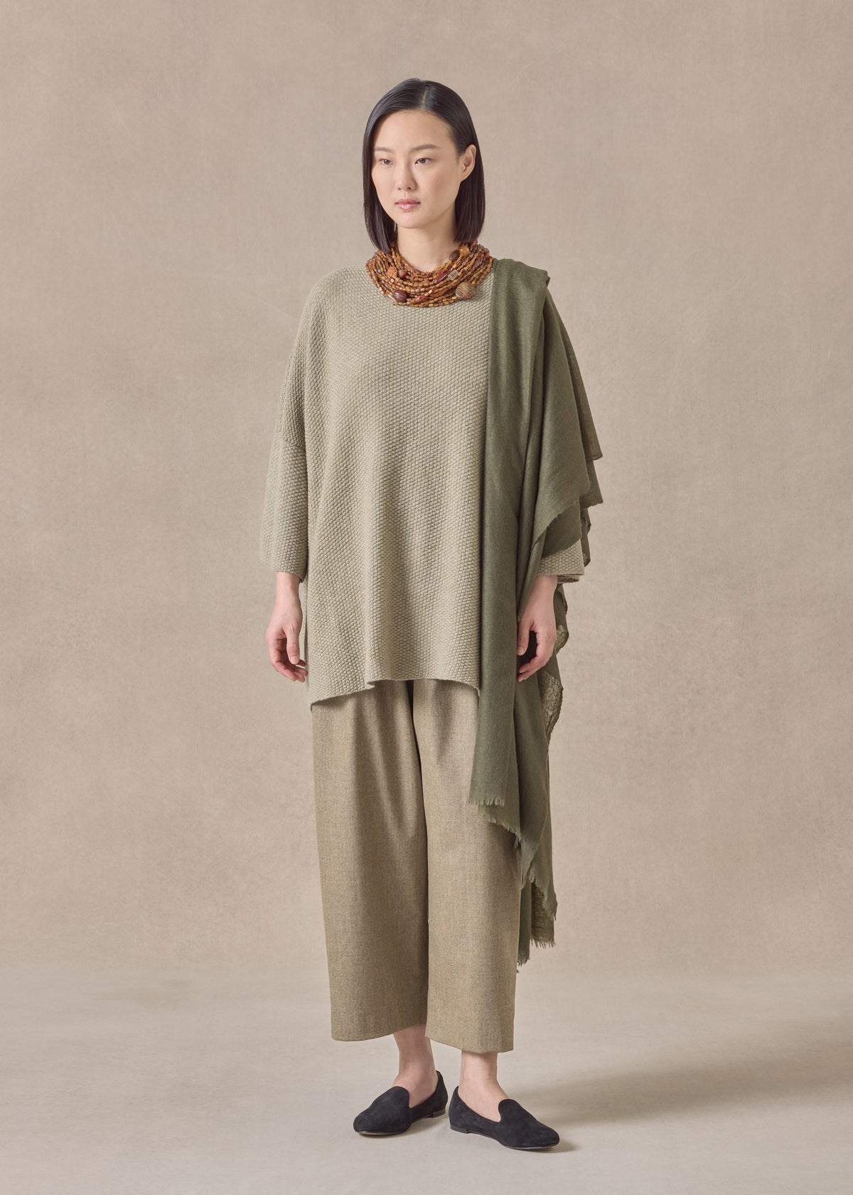 cashmere large scarf (127cm x 220cm)