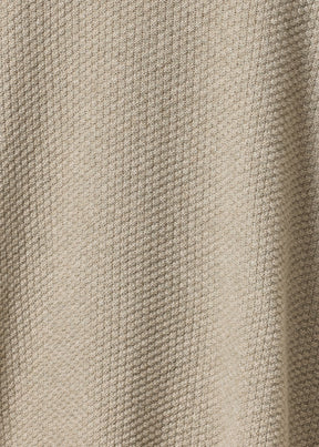 cashmere square 3/4 sleeve  top - long