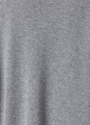 cashmere wide raglan sleeve roll neck dress