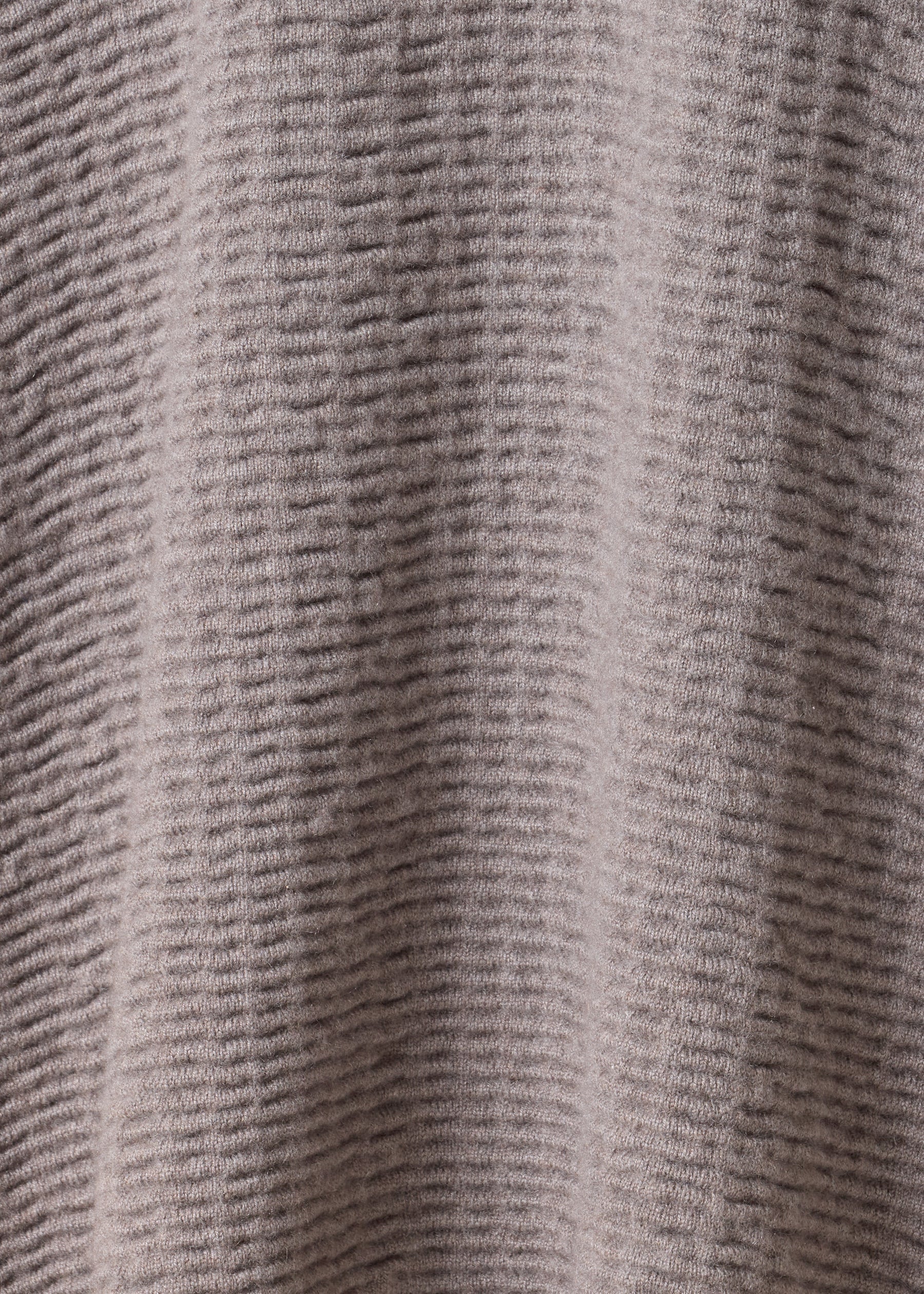 cashmere high neck button cardigan - long