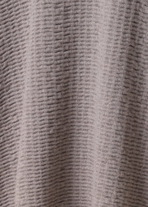 cashmere high neck button cardigan - long
