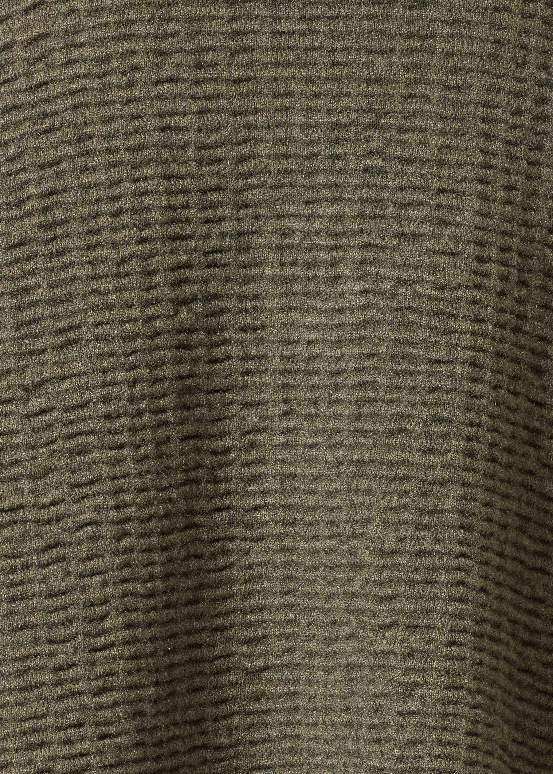 cashmere high neck button cardigan - long