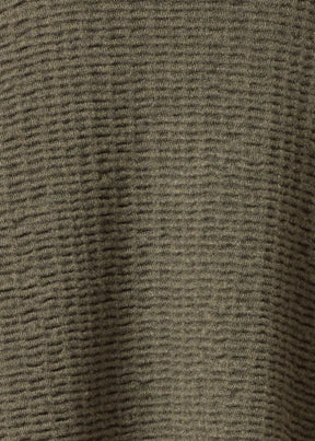 cashmere high neck button cardigan - long
