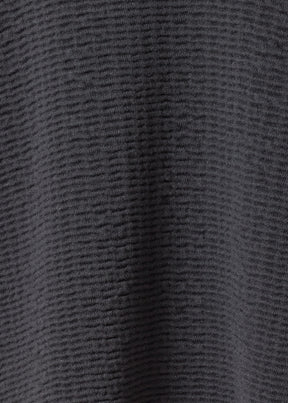 cashmere 3/4 width high neck cardigan - mid