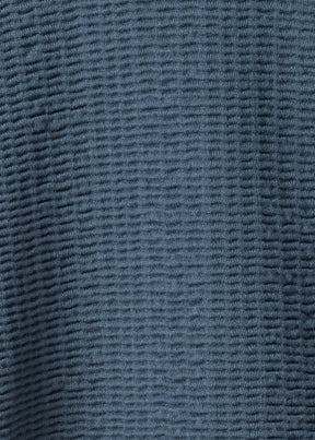 cashmere 3/4 width high neck cardigan - mid