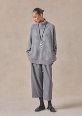 cashmere roll neck sweater - mid plus