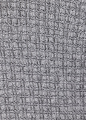 cashmere slim sleeve funnel neck - long