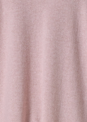 cashmere a-line v-neck sweater - long