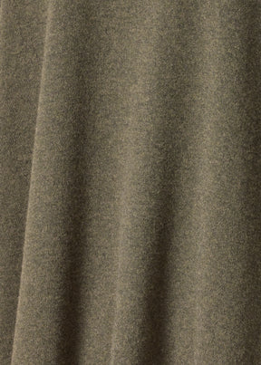 cashmere raglan sleeve round neck cardigan - long