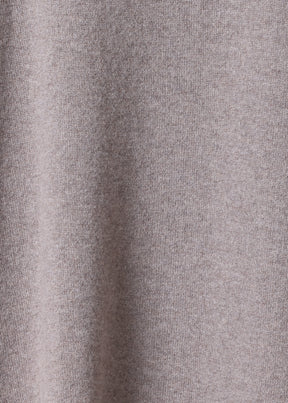 cashmere raglan sleeve round neck sweater - long