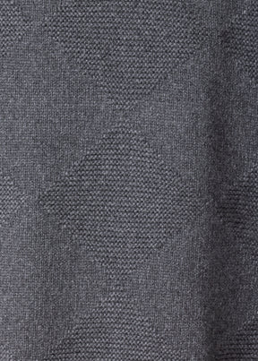 cashmere wide roll neck sweater - long