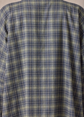 cotton wide a-line artists smock - long plus