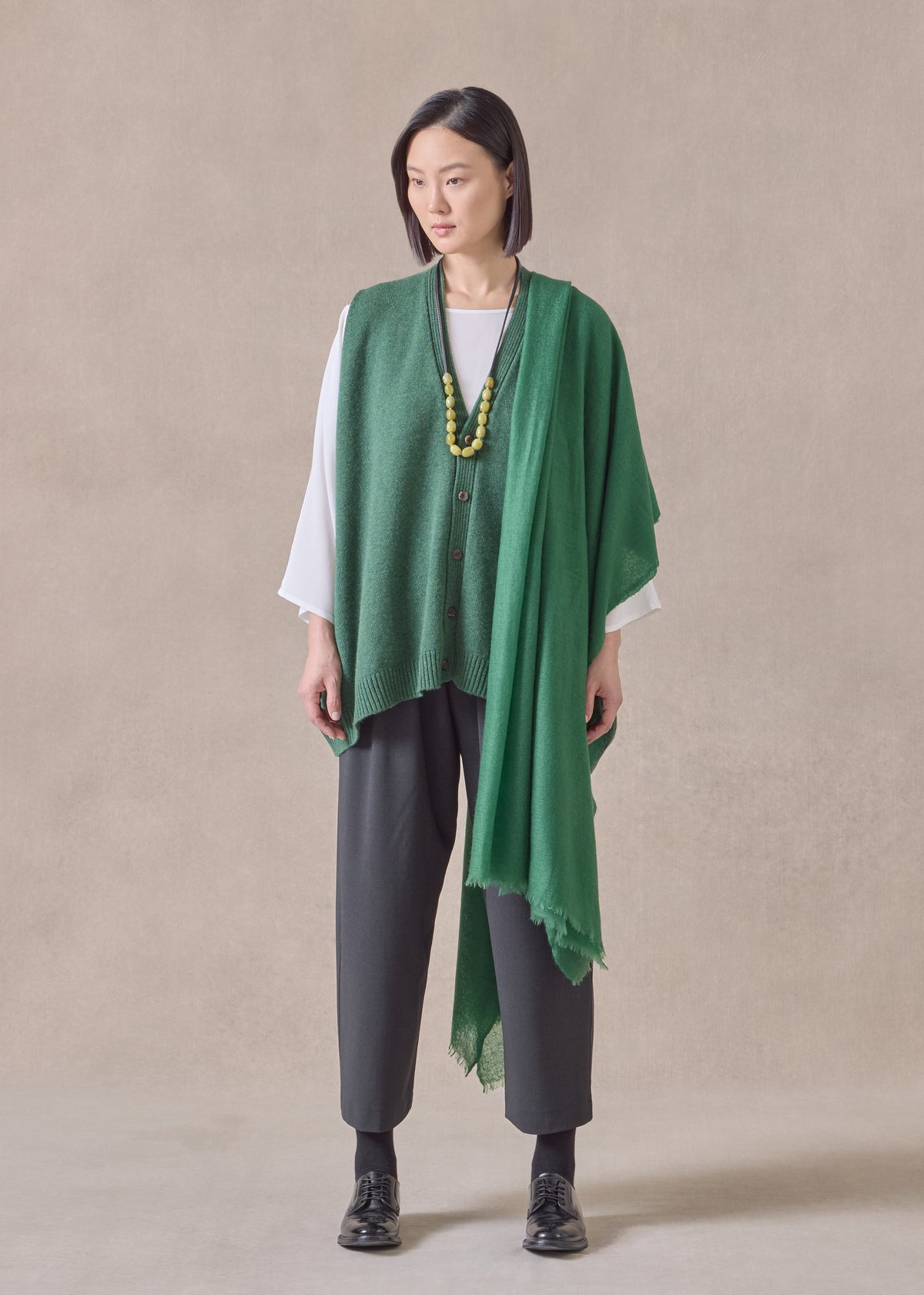 cashmere large scarf (127cm x 220cm)