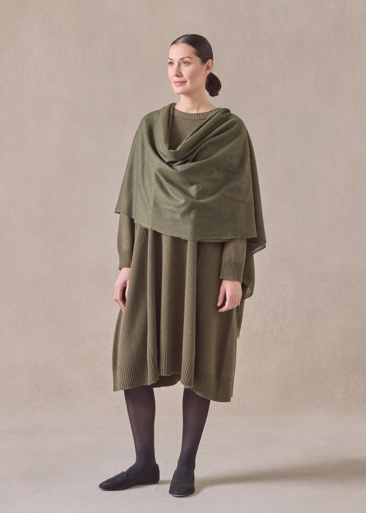 cashmere large scarf (127cm x 220cm)