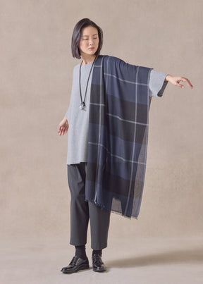 cashmere tartan check scarf
