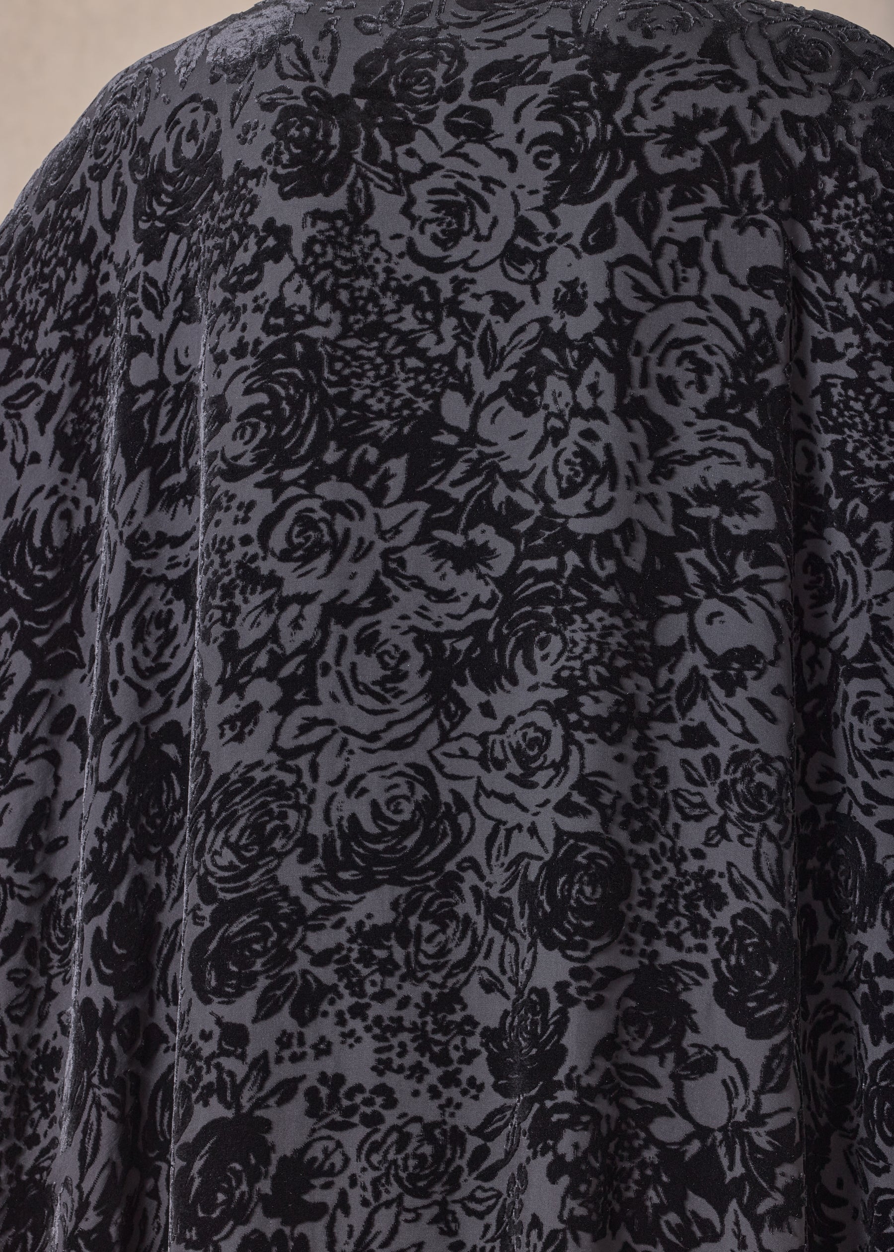 silk mix wide a-line boat neck dress