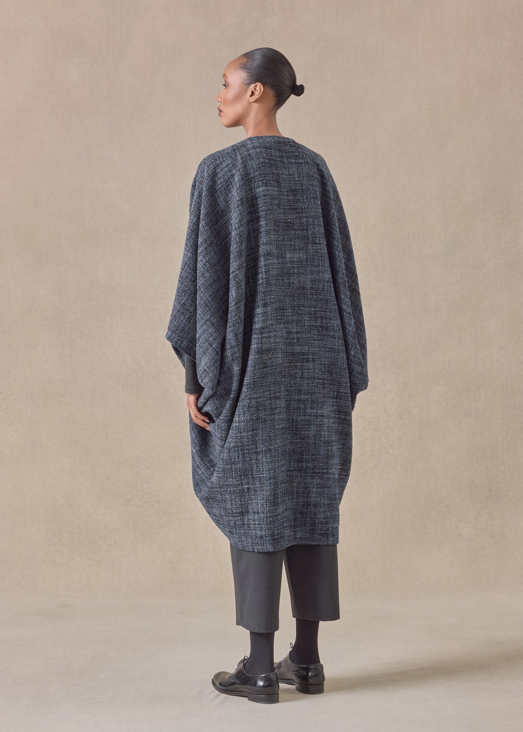 COLLORLESS WOOL COCOON COAT在庫処分 COLLORLESS WOOL COCOON COAT在庫処分