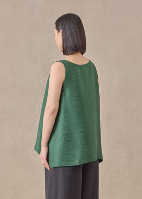 silk a-line shell - mid plus