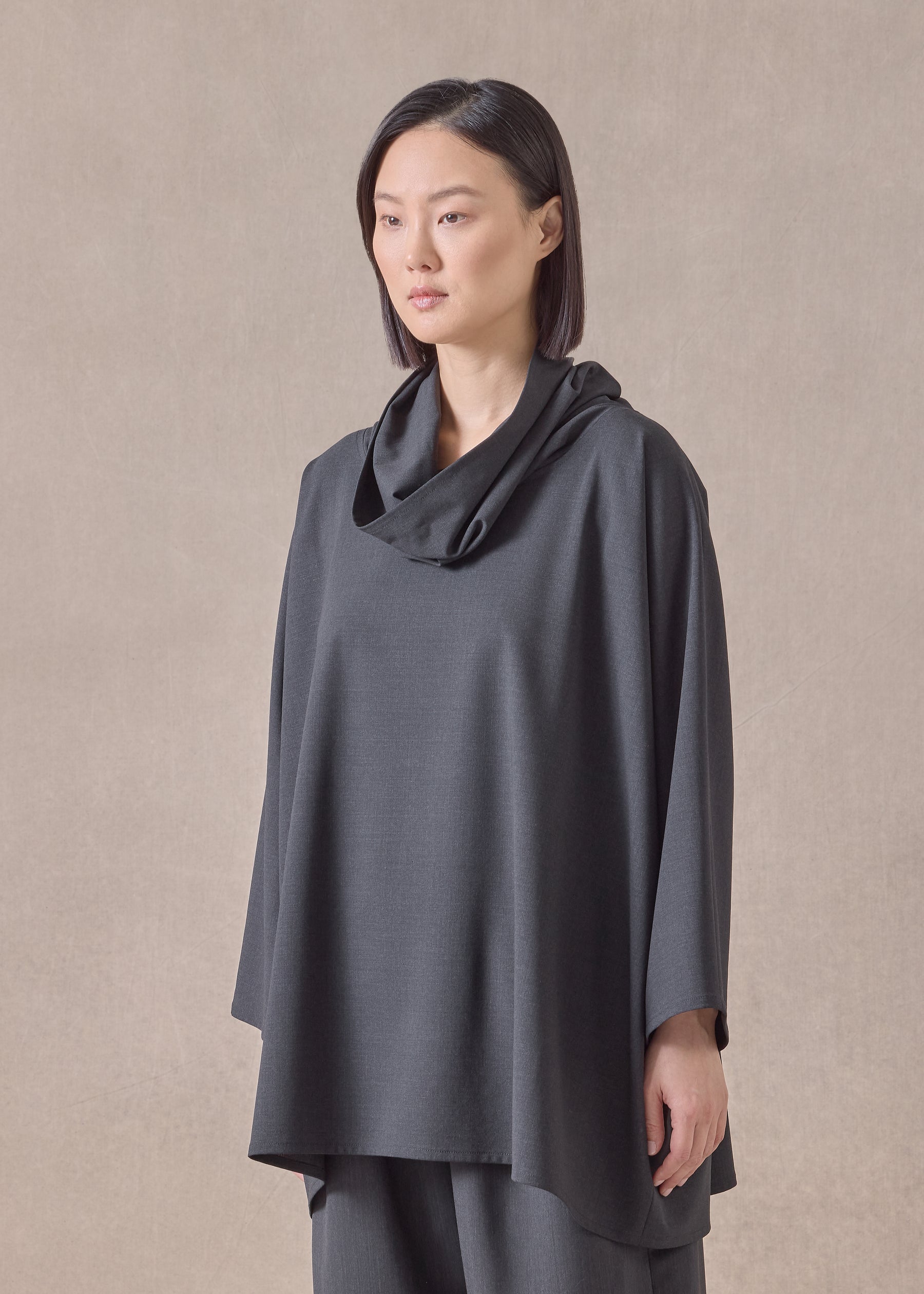 wool monks top - long