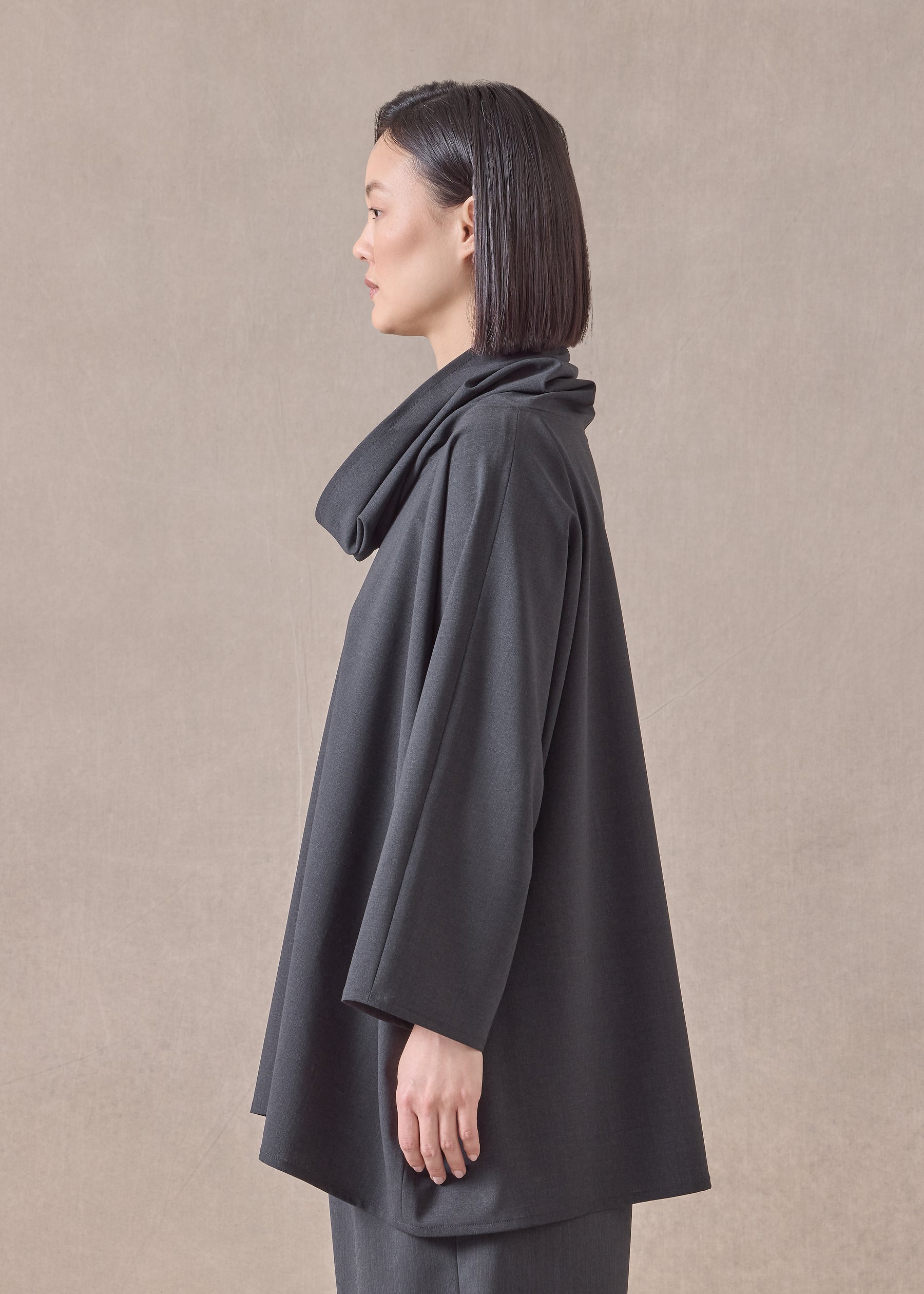 wool monks top - long