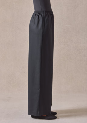 wool cashmere mix flared trouser