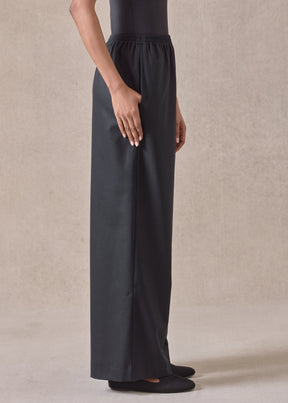 wool cashmere mix flared trouser