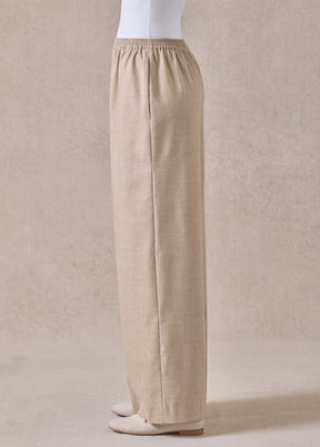 cashmere wool mix flared trouser